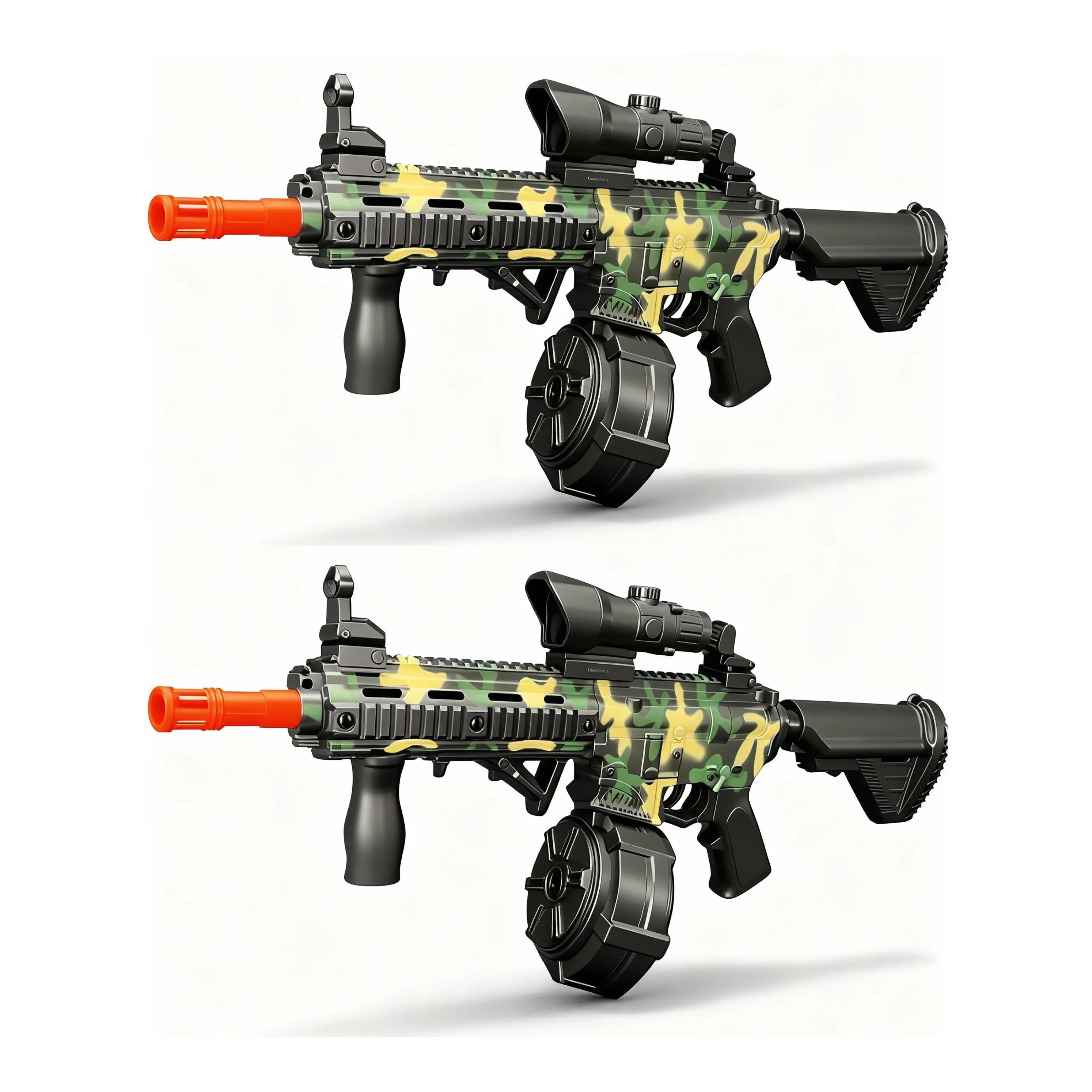 2x Raptor M4 Camouflage Skin Gel Blaster