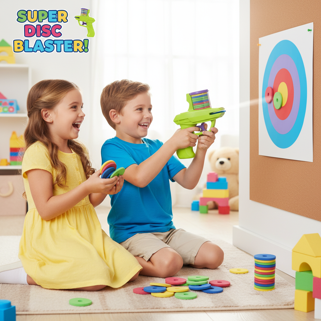 BLAST Foam Disc Launcher Toy gun