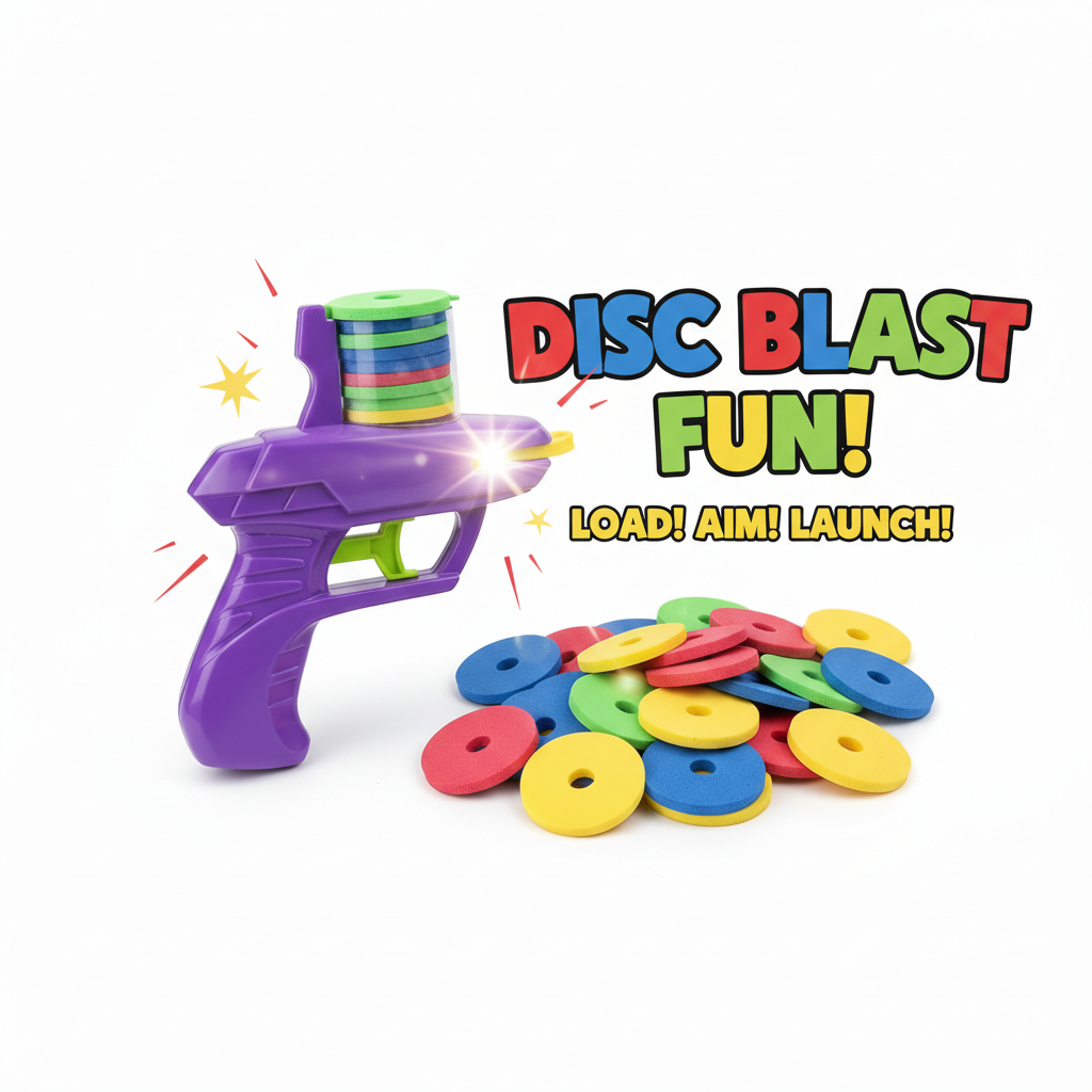 BLAST Foam Disc Launcher Toy gun