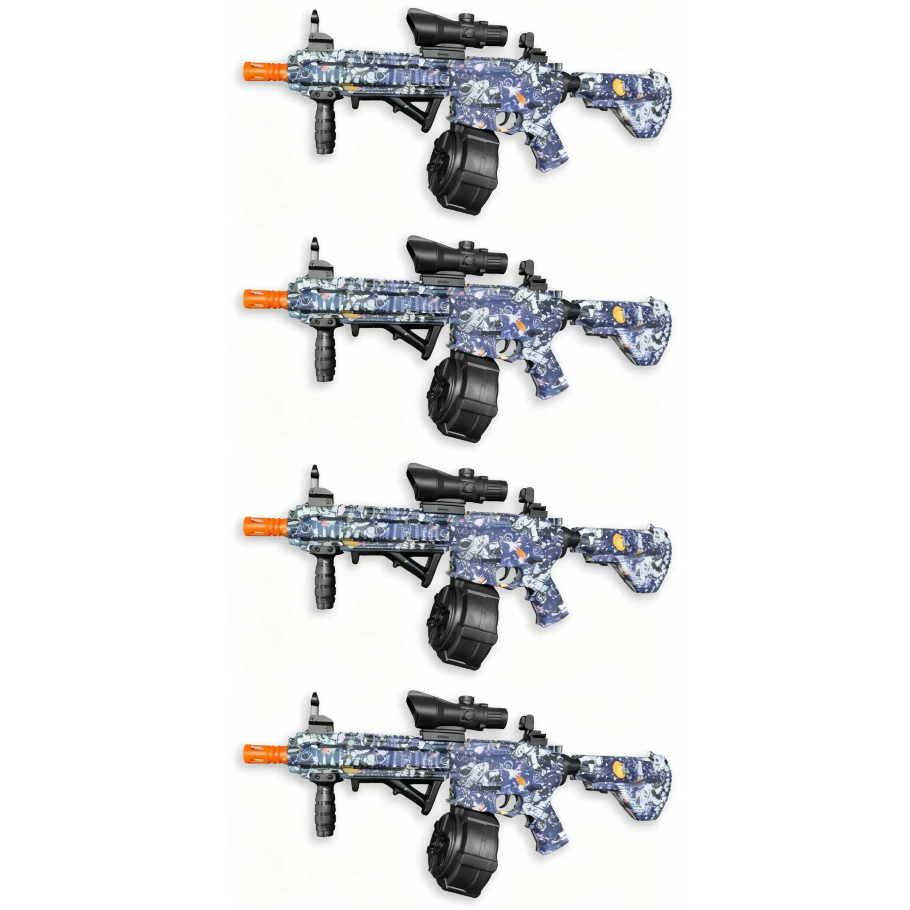 4x Raptor M4 Astral Skin Gel Blaster