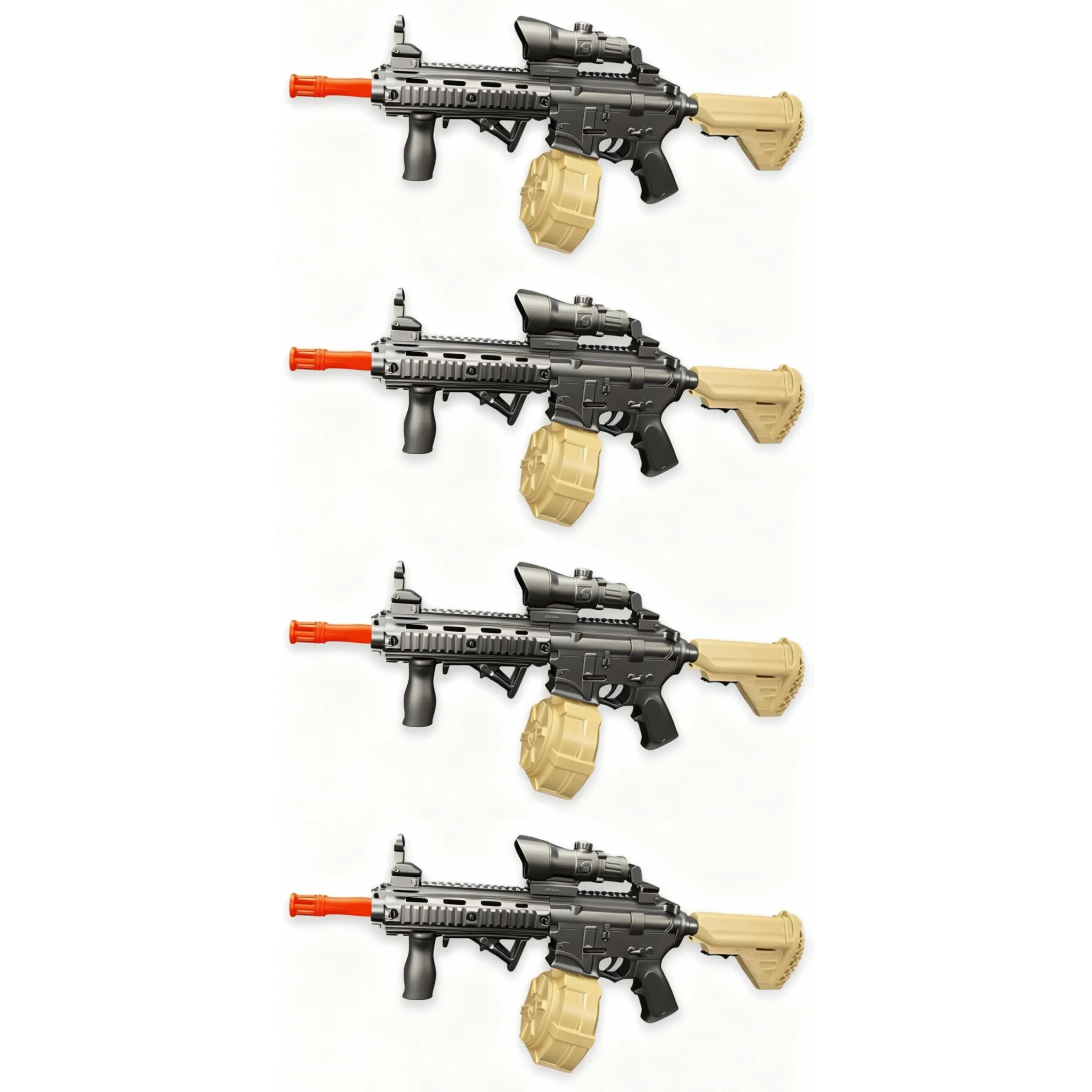 4x Raptor M4 Desert Skin Gel Blaster
