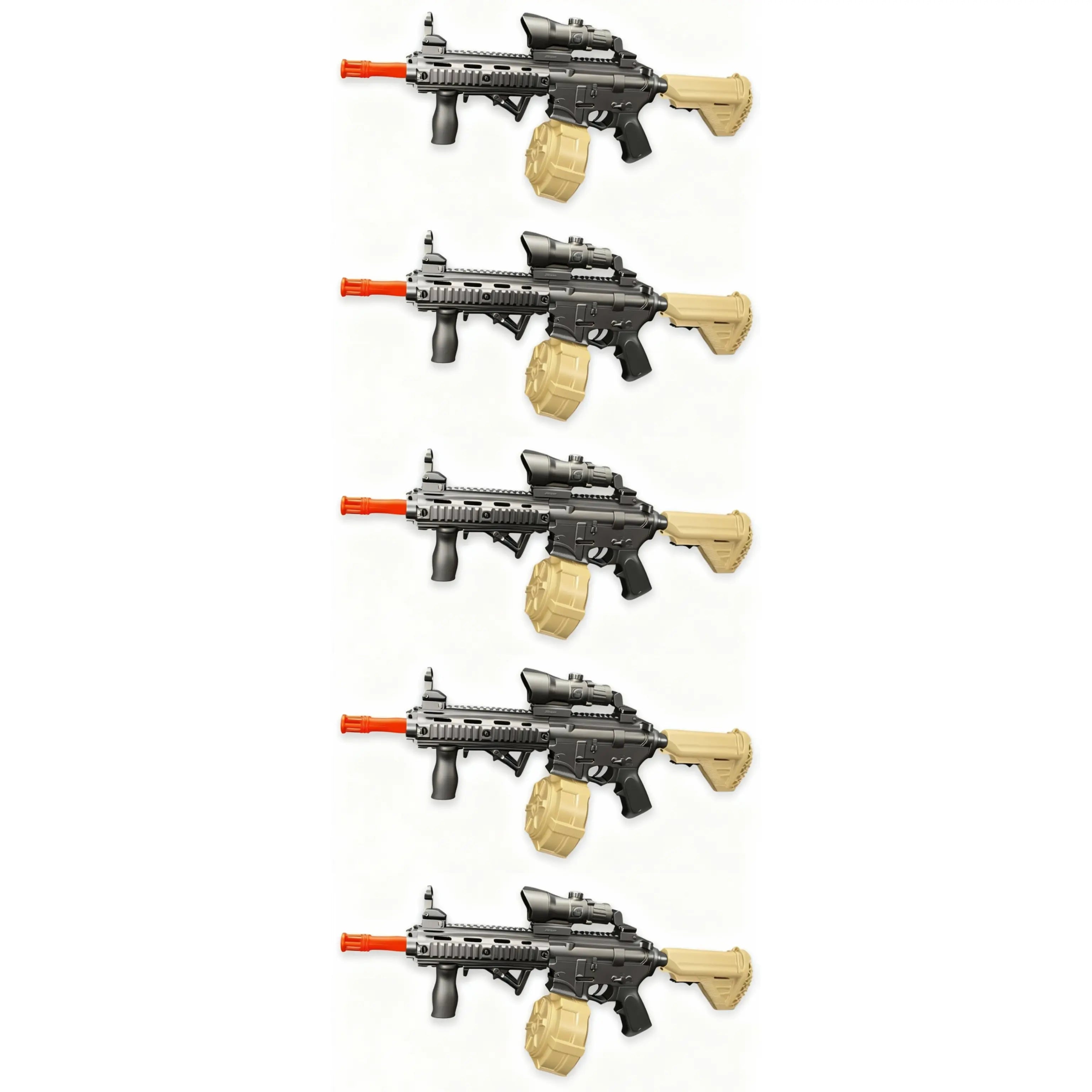 5x Raptor M4 Desert Skin Gel Blaster