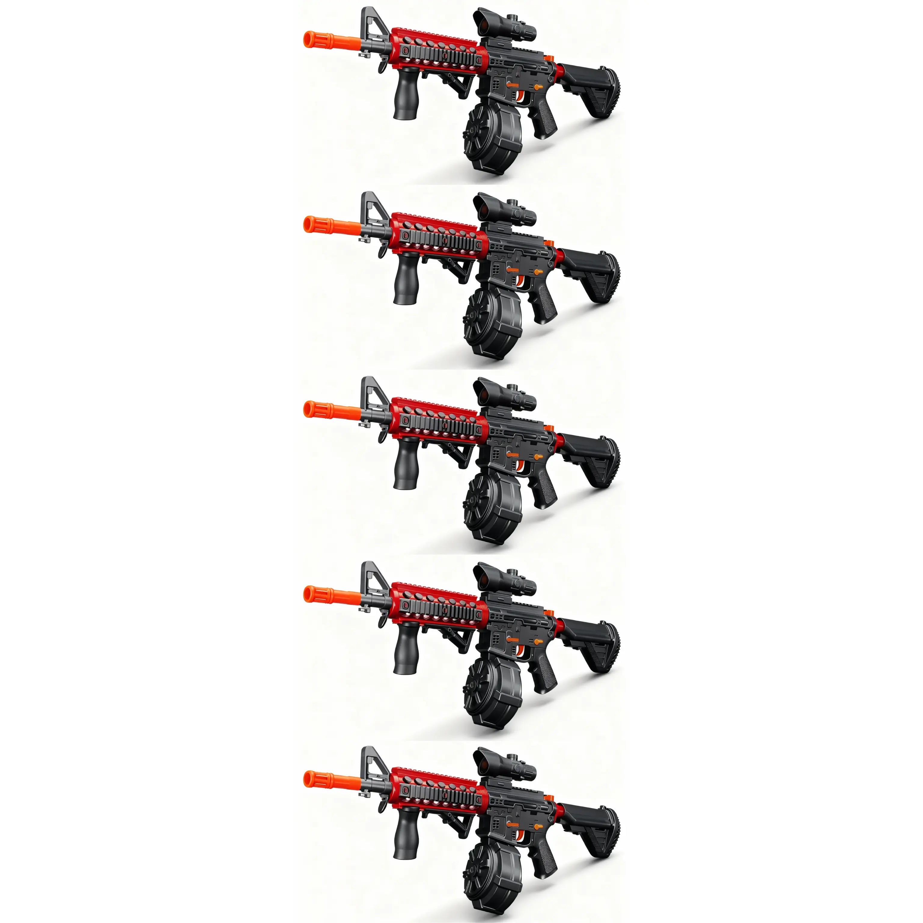 5x Raptor M4 Stock Gel Blaster