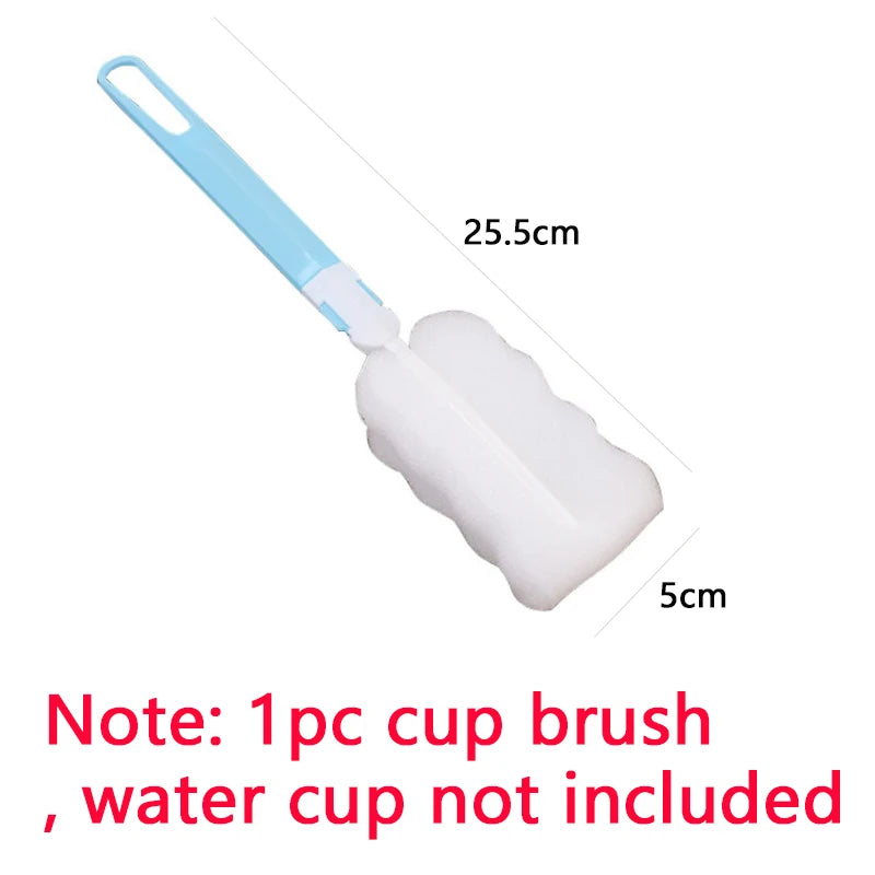 Cup brush with measurements on a white background