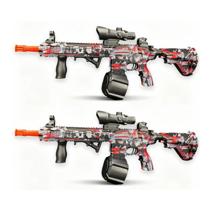 2x Raptor M4 Crimson Skin Gel Blaster