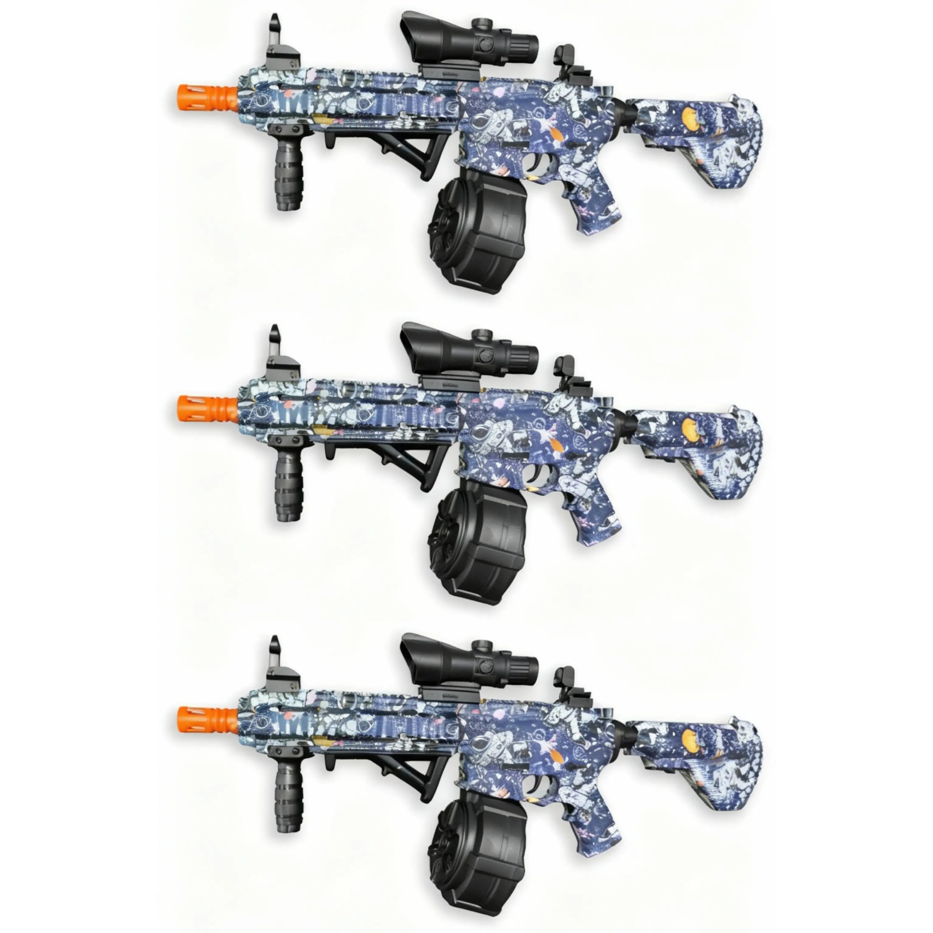 3x Raptor M4 Astral Skin Gel Blaster