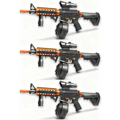 3x Raptor M4 Inferno Skin Gel Blaster