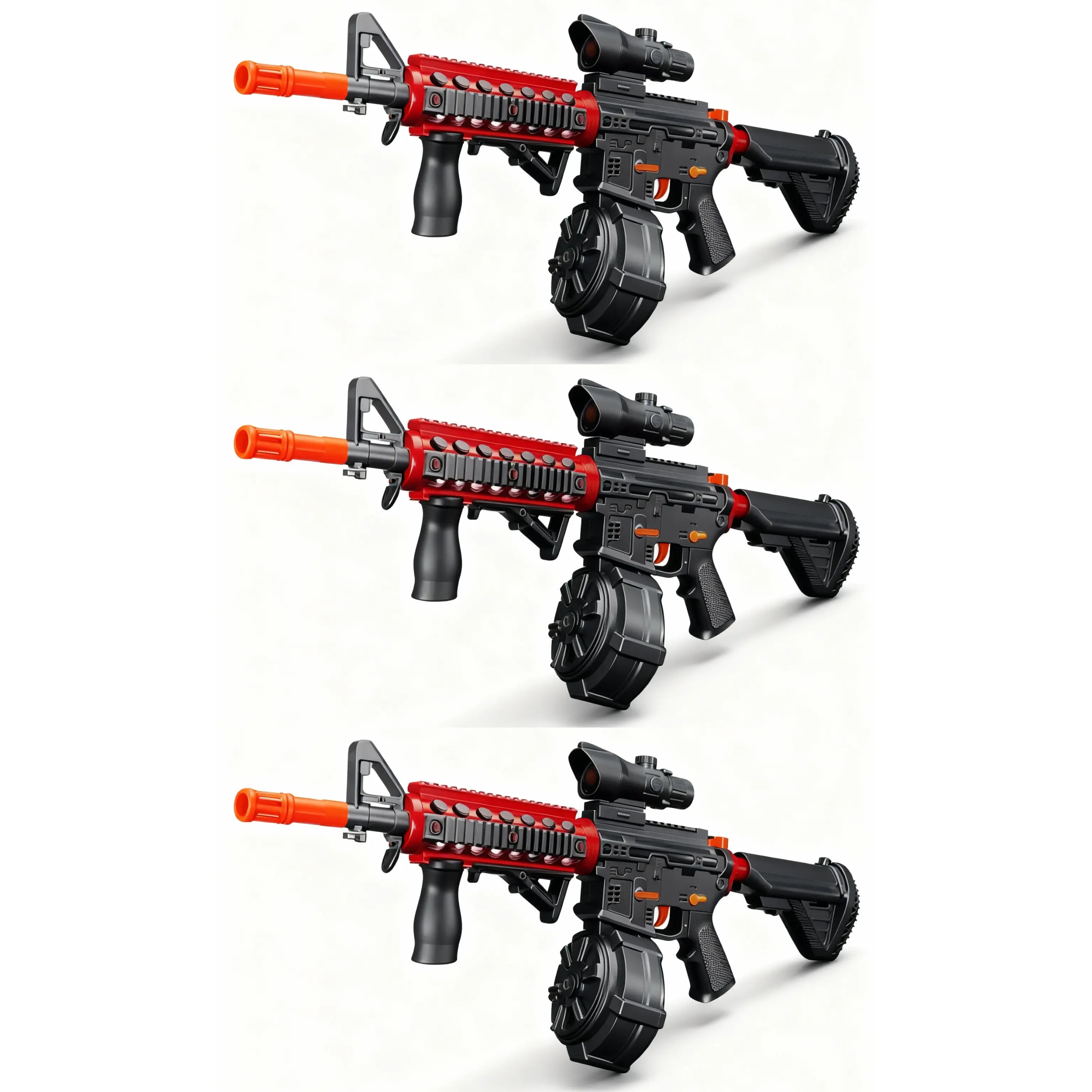 3x Raptor M4 Stock Gel Blaster