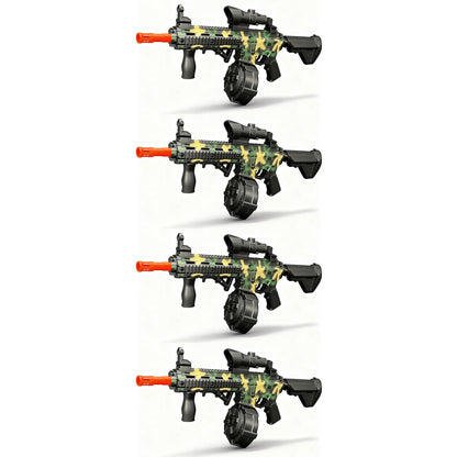 4x Raptor M4 Camouflage Skin Gel Blaster