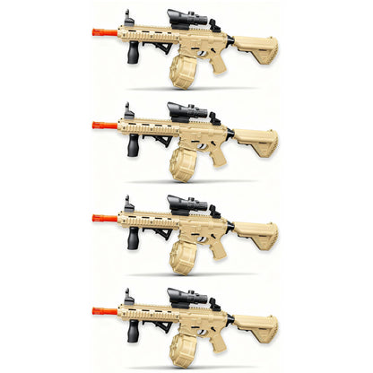 4x Raptor M4 Sandstrike Skin Gel Blaster