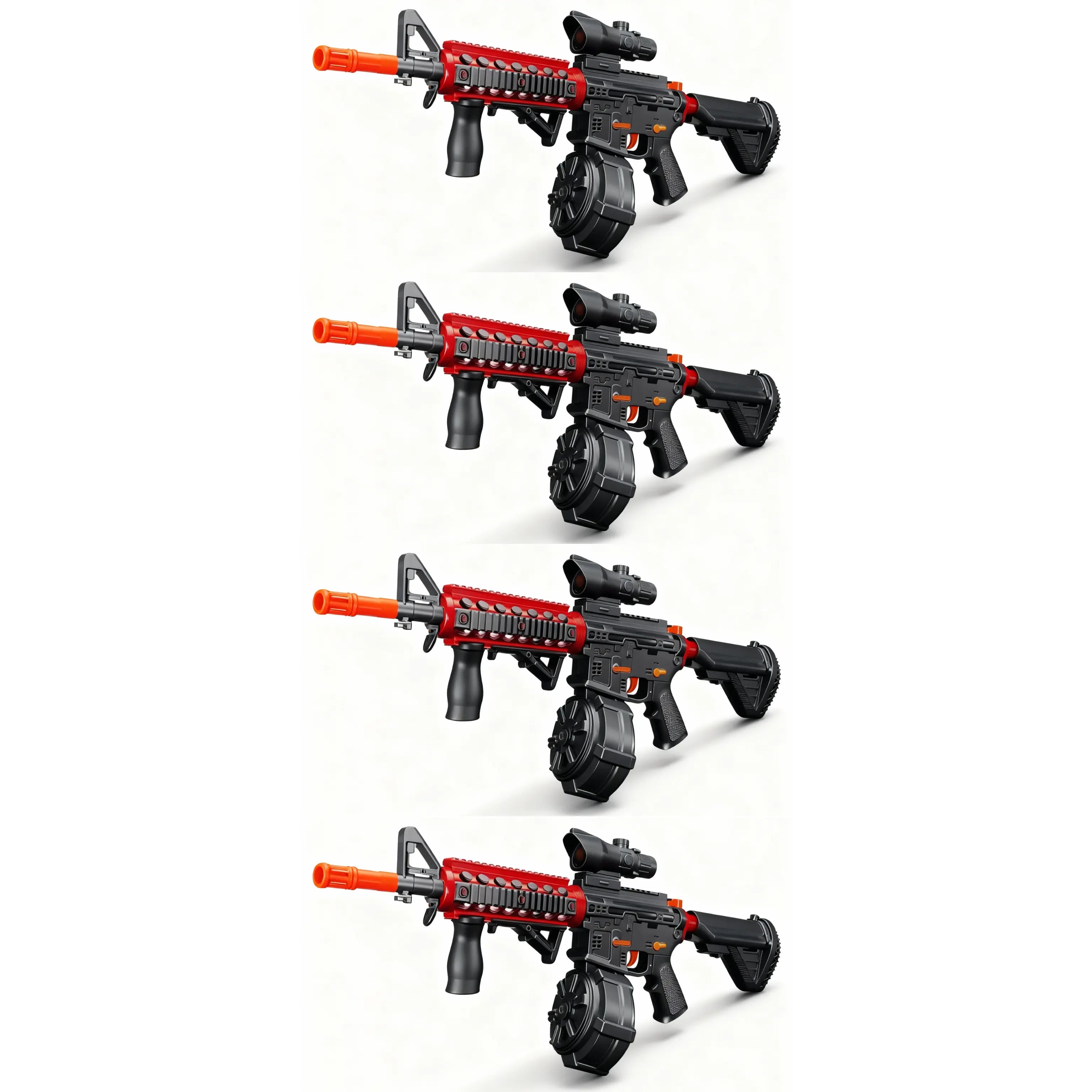 4x Raptor M4 Stock Gel Blaster
