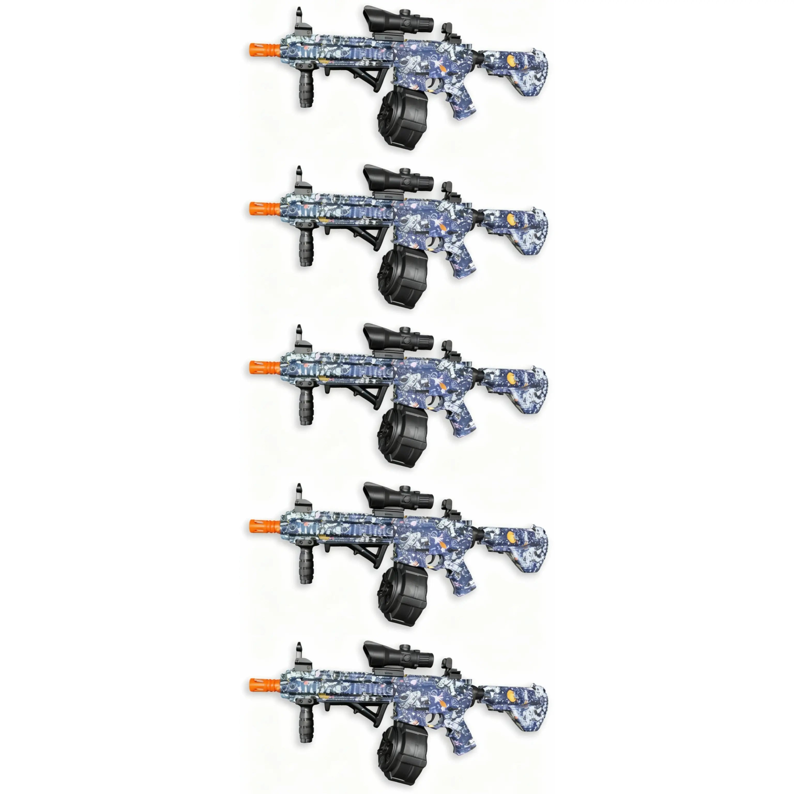 5x Raptor M4 Astral Skin Gel Blaster