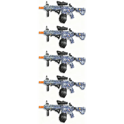 5x Raptor M4 Astral Skin Gel Blaster