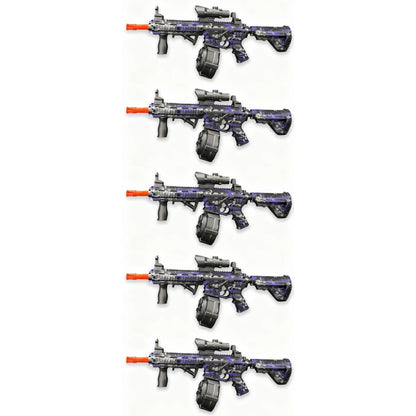 5x Raptor M4 Cosmic Skin Gel Blaster