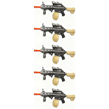 5x Raptor M4 Desert Skin Gel Blaster