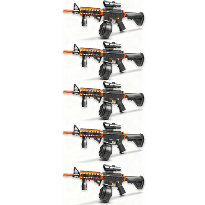 5x Raptor M4 Inferno Skin Gel Blaster
