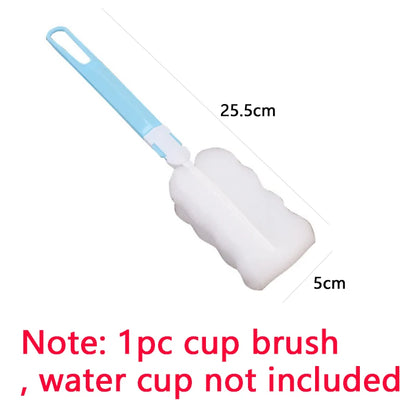 Cup brush with measurements on a white background