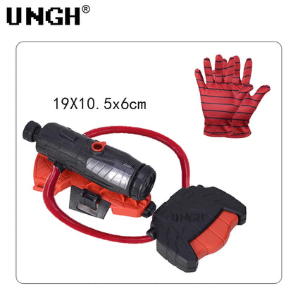 Red and black UNGH product with a glove on a white background