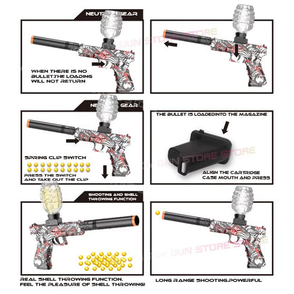 USP-S Electric Ball Blaster Toy Pistol