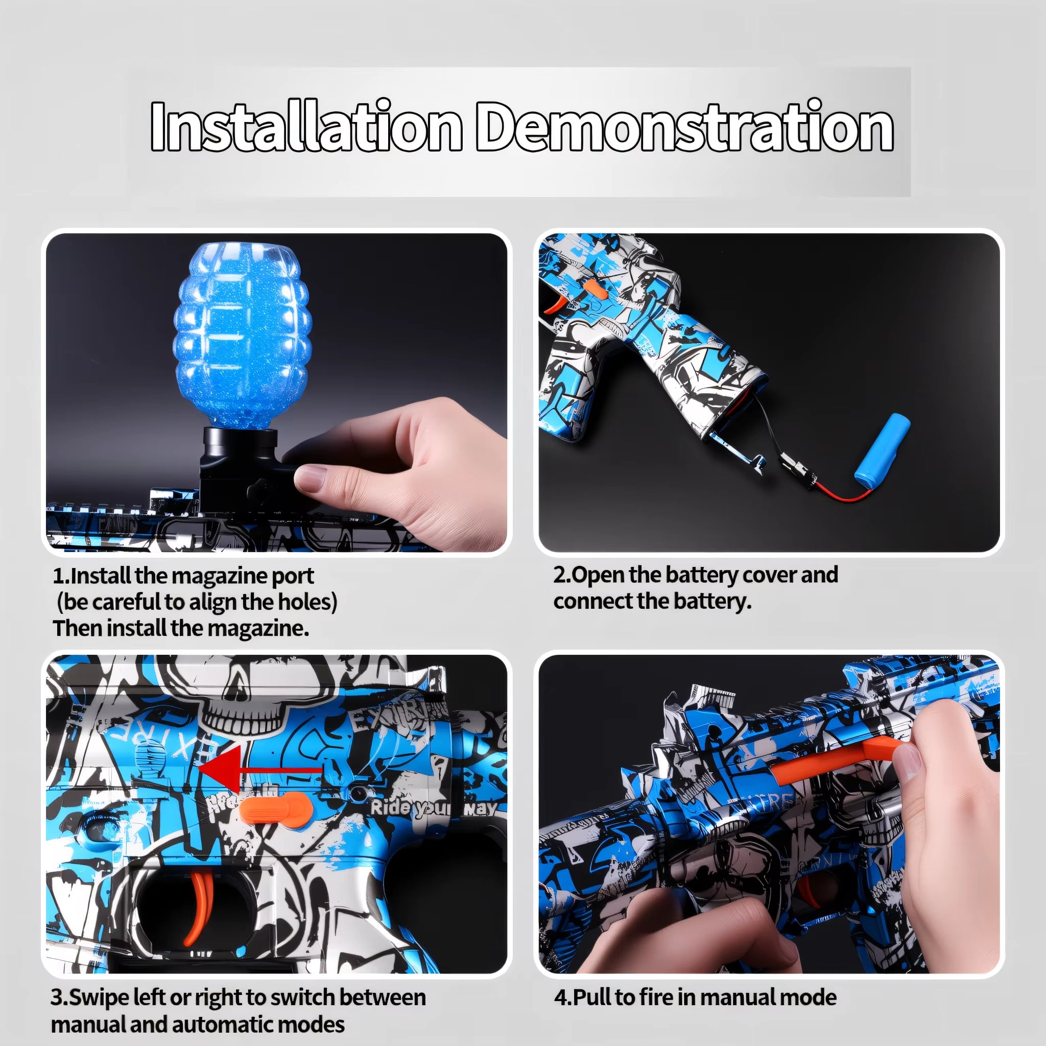 AUG Splash Electric Gel Ball Blaster
