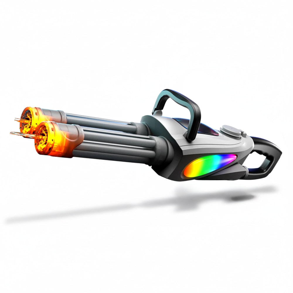 GATLING Gusher LED Double-barrel Water Blaster